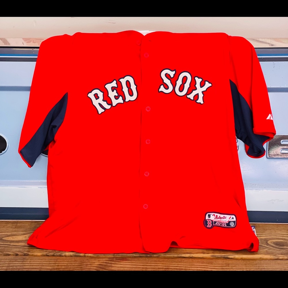 RedSox Majestic Authentic Jersey 2X